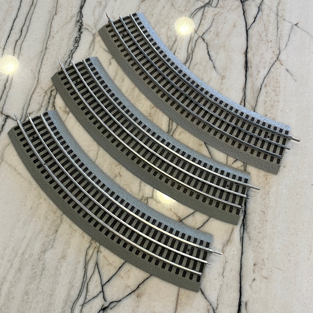 Lionel FasTrack: O Gauge/ O36 curved (set of three)